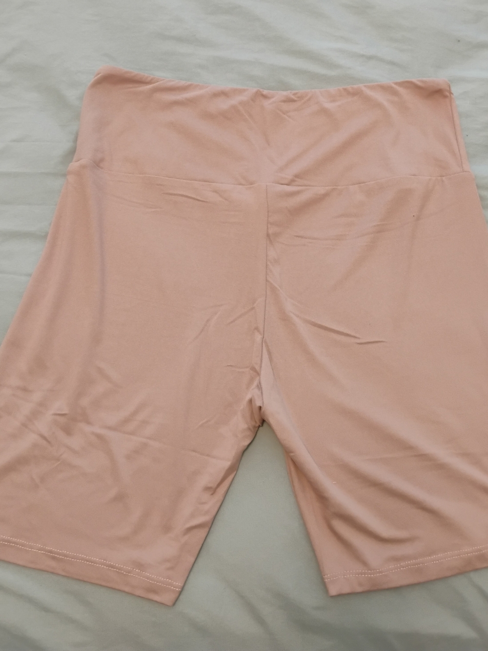 High-Waist Pink Women's Bike Shorts